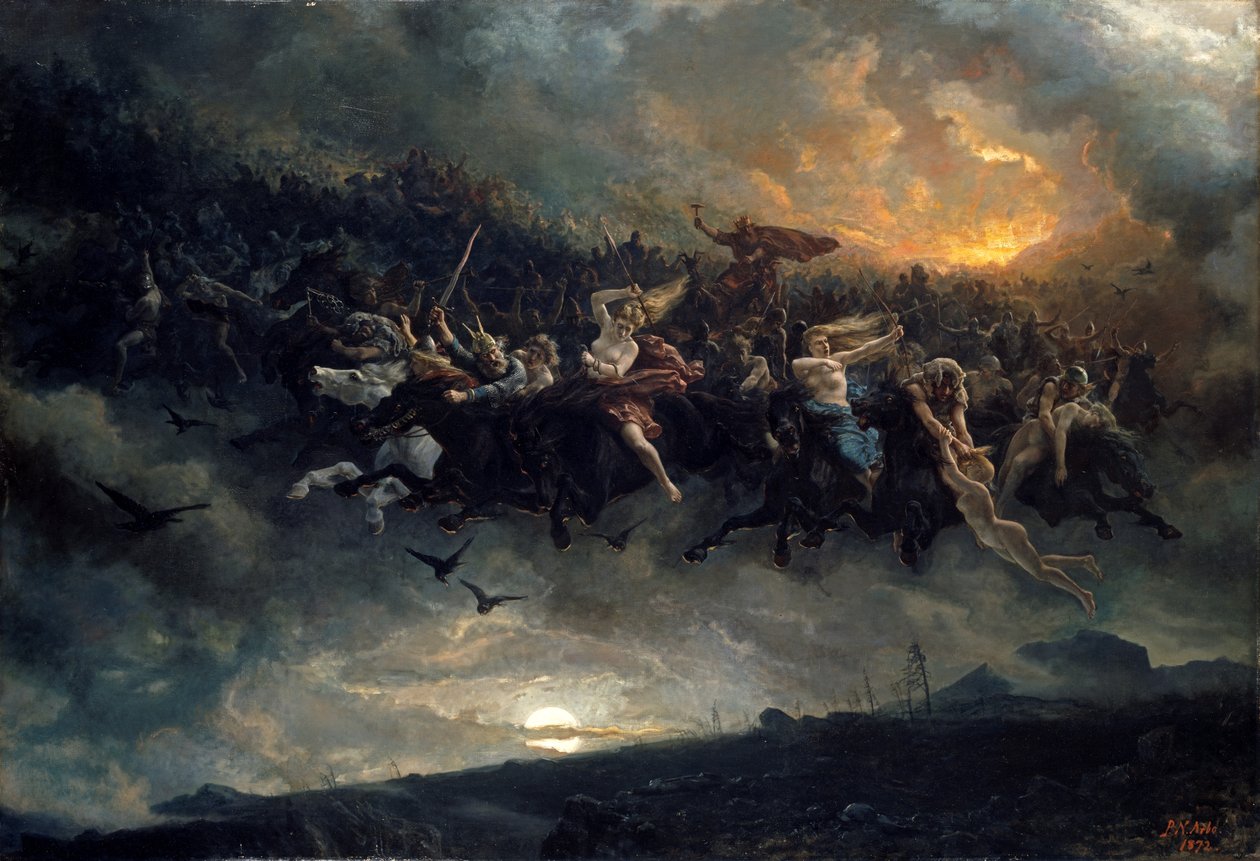 Den ville jakten på Odin av Peter Nicolai Arbo