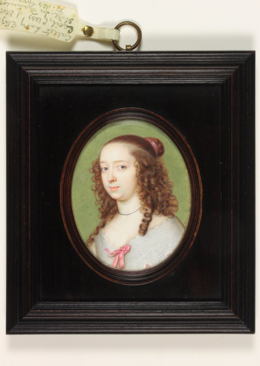 Lady Elizabeth Cecil, grevinne av Devonshire (emalje) av Peter Oliver