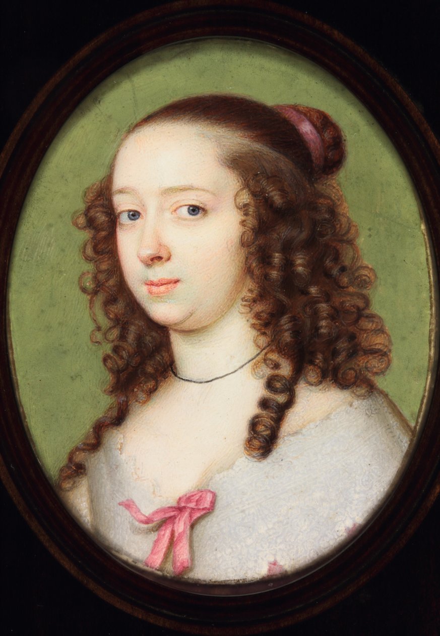 Lady Elizabeth Cecil, grevinne av Devonshire (emalje) av Peter Oliver