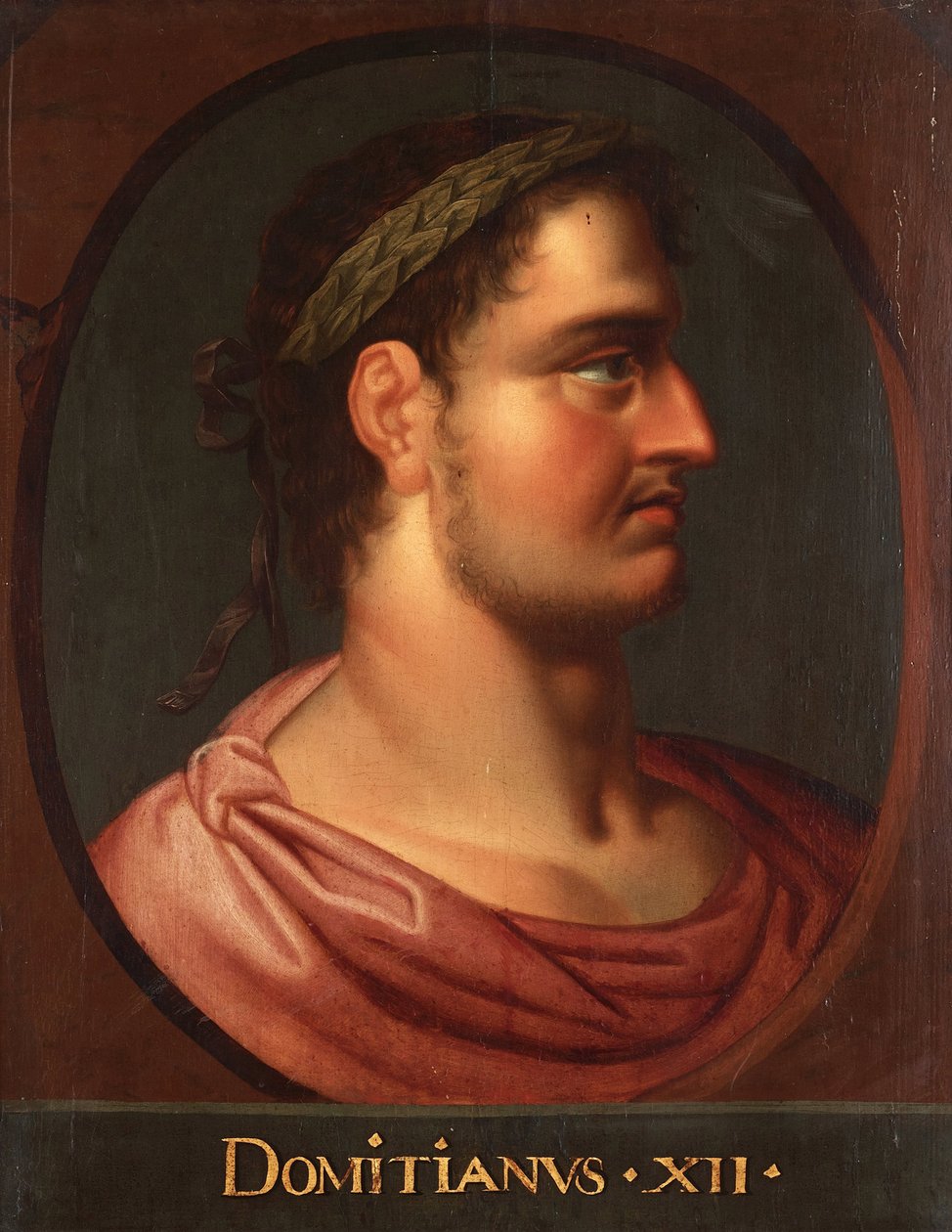 Romerske keiser Domitian (51-96) - Keiser Domitian av Rubens, Peter Paul av Peter Paul (school of) Rubens