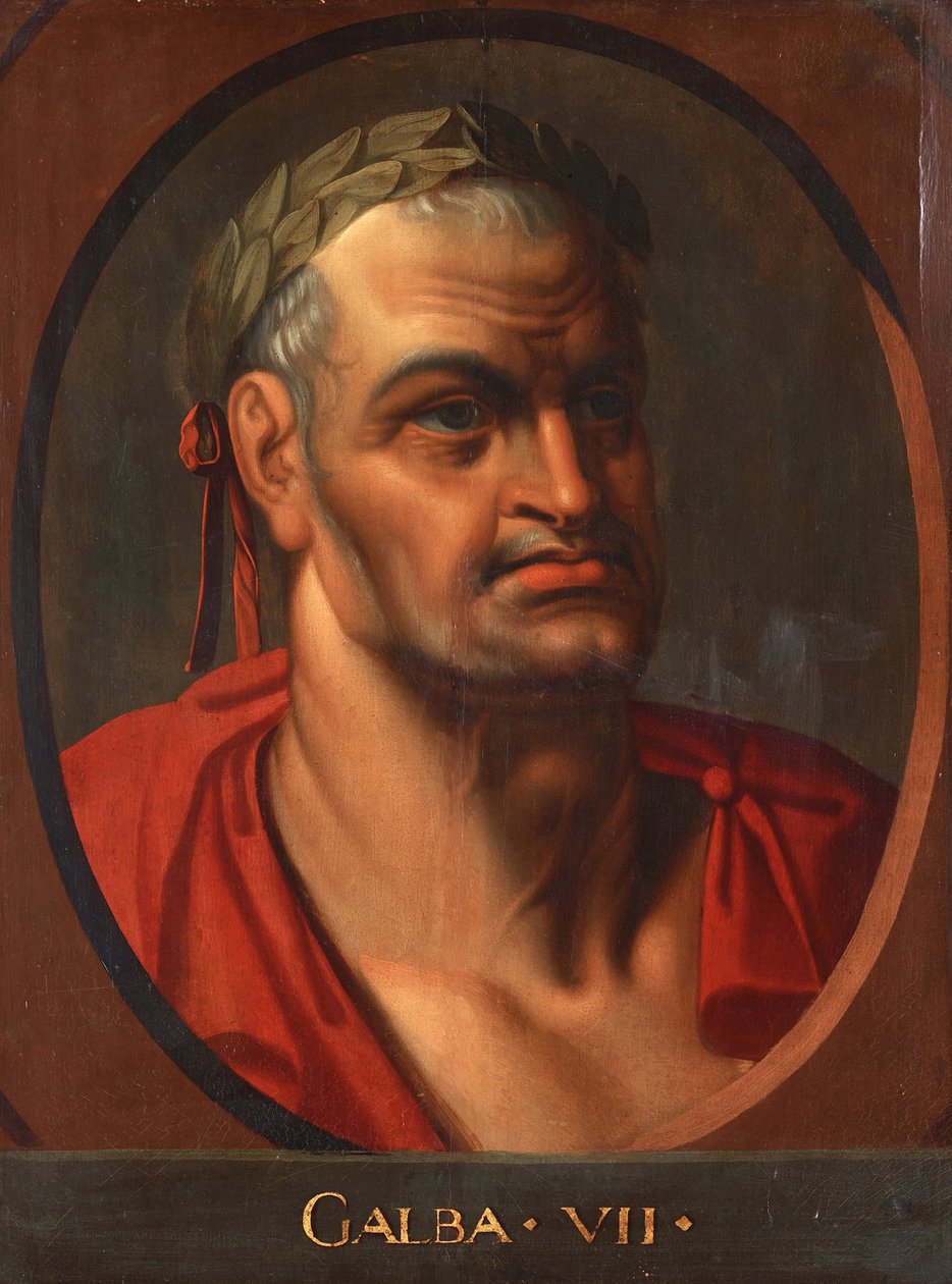 Emperor Galba (3 avant JC-69) av Rubens, Peter Paul av Peter Paul (school of) Rubens