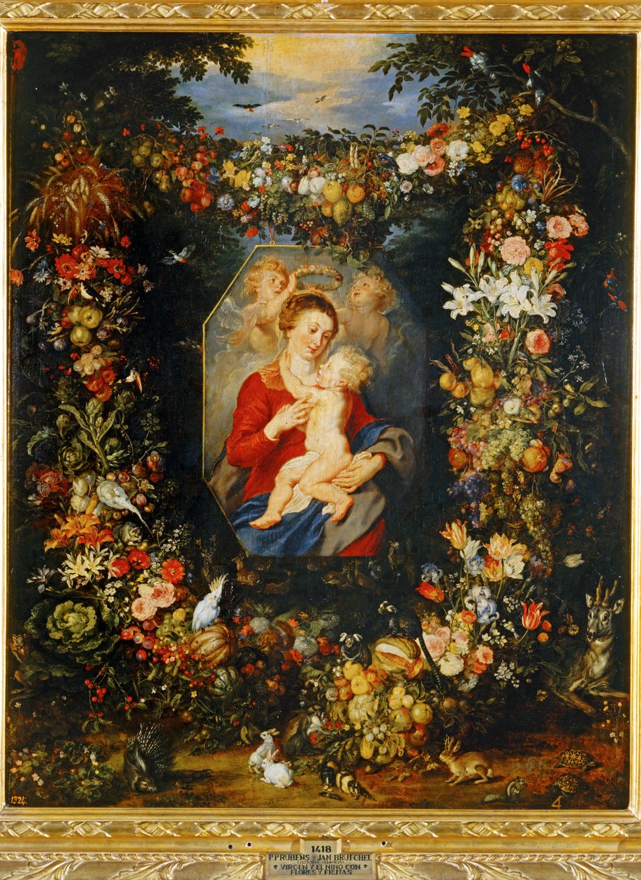  av Peter Paul & Brueghel Jan (1601 78) Rubens