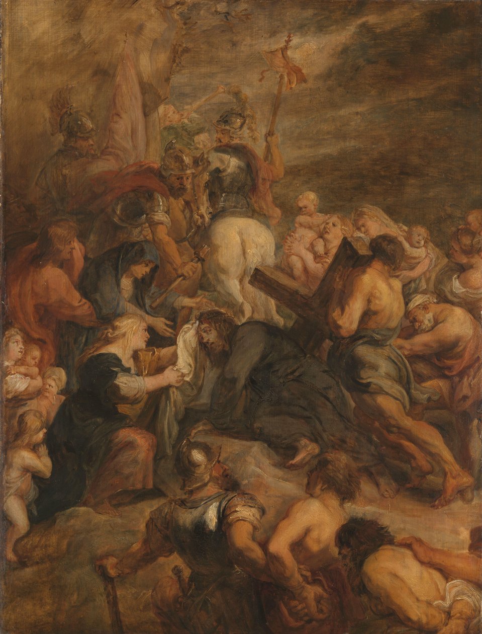 Kristus på vei til Golgata av Peter Paul Rubens (workshop of)