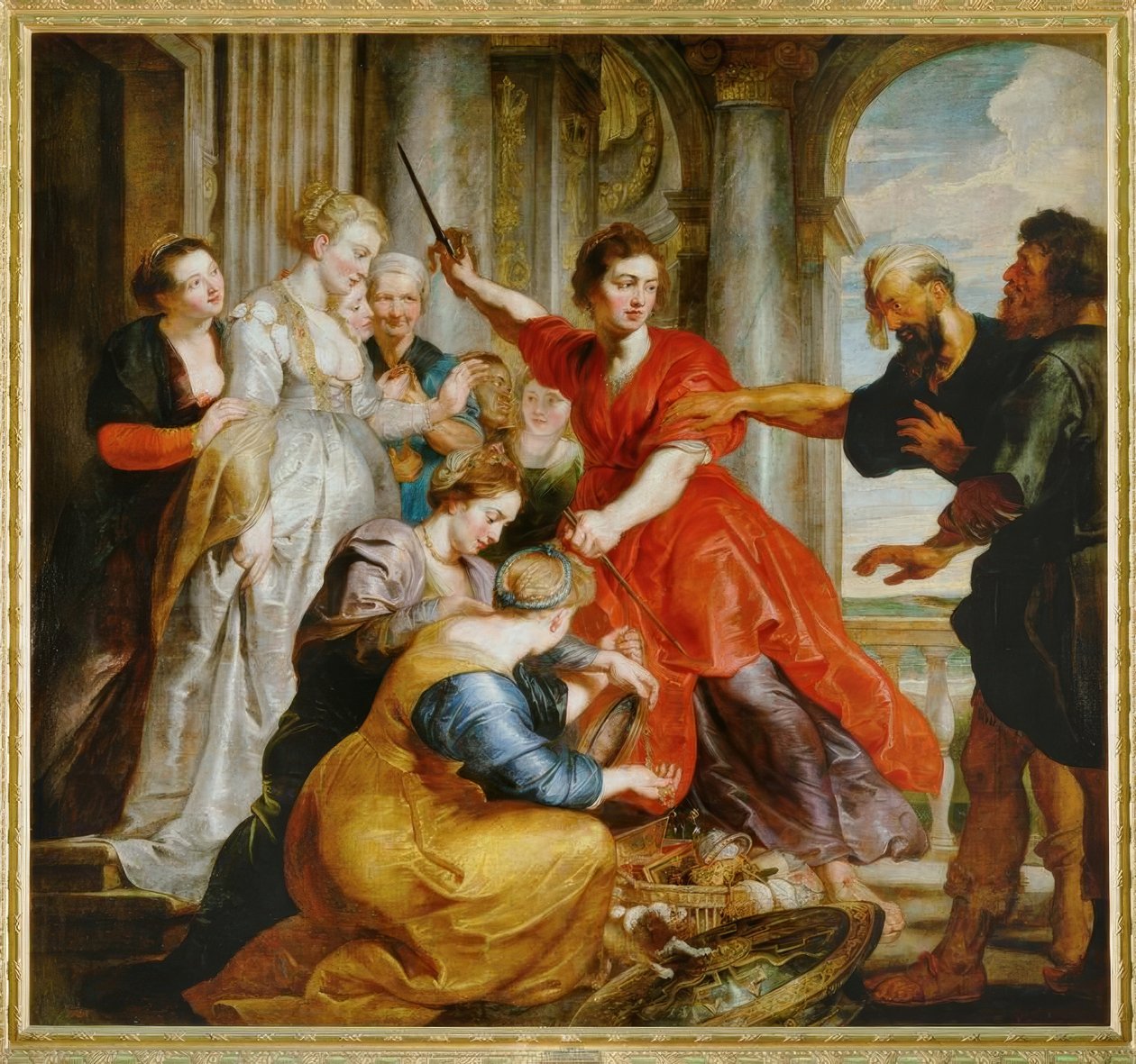 Akilles blant døtrene til Lycomedes av Peter Paul Rubens