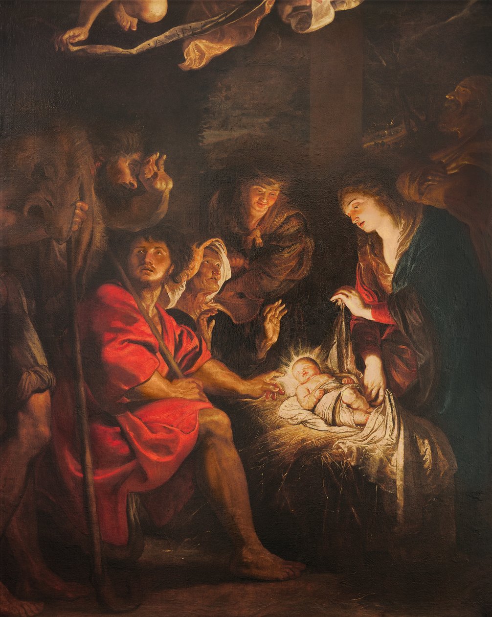 Tilbedelse av gjetere av Peter Paul Rubens