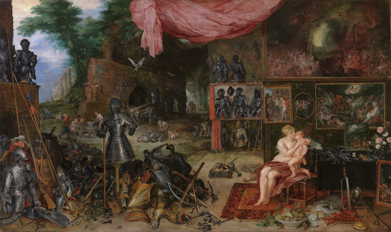 "" Allegory of touch "" (The Allegory of Touch) Maleri av Pieter Paul Rubens (1577-1640) vers 1617-1618 Dim 64x111 cm Museo del Prado, Madrid av Peter Paul Rubens
