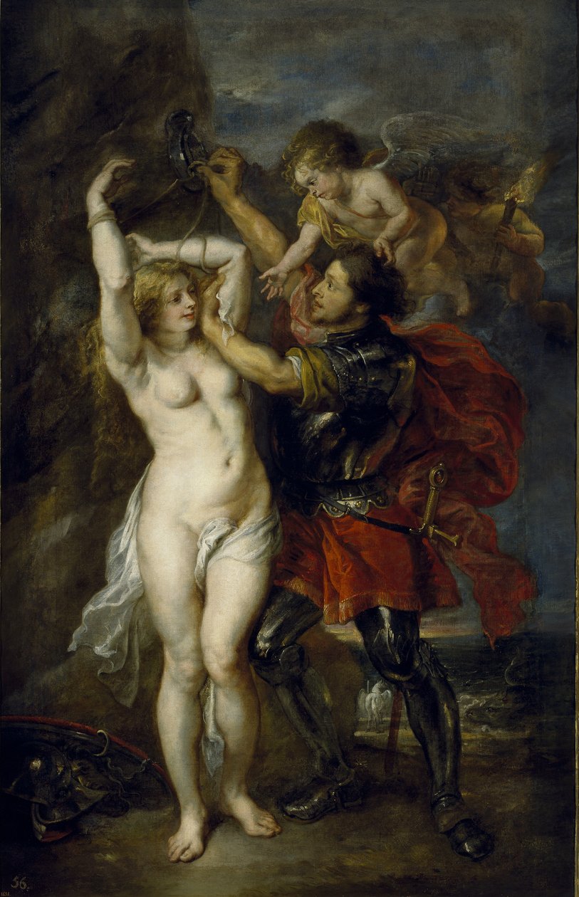 Andromeda frigjort av Perseus, 1641-1642 av Peter Paul Rubens
