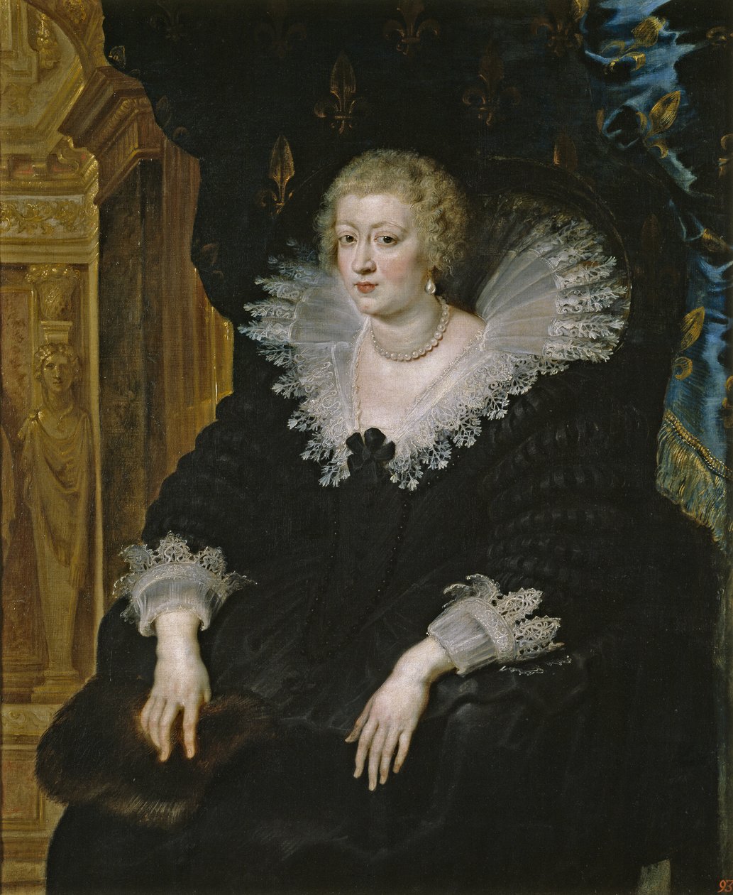 Anne av Østerrike 1601-1666, ca. 1622 av Peter Paul Rubens