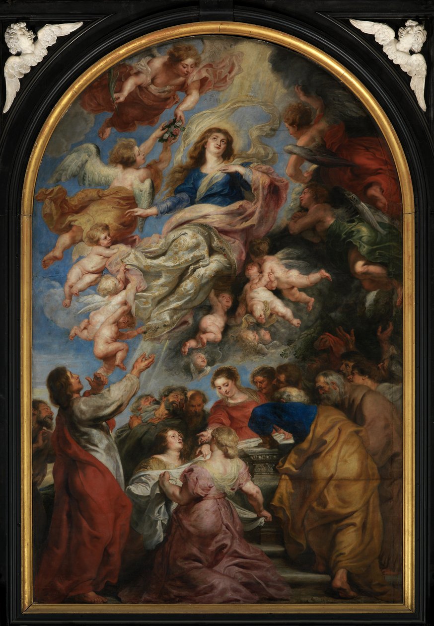 Jomfruens antagelse av Peter Paul Rubens