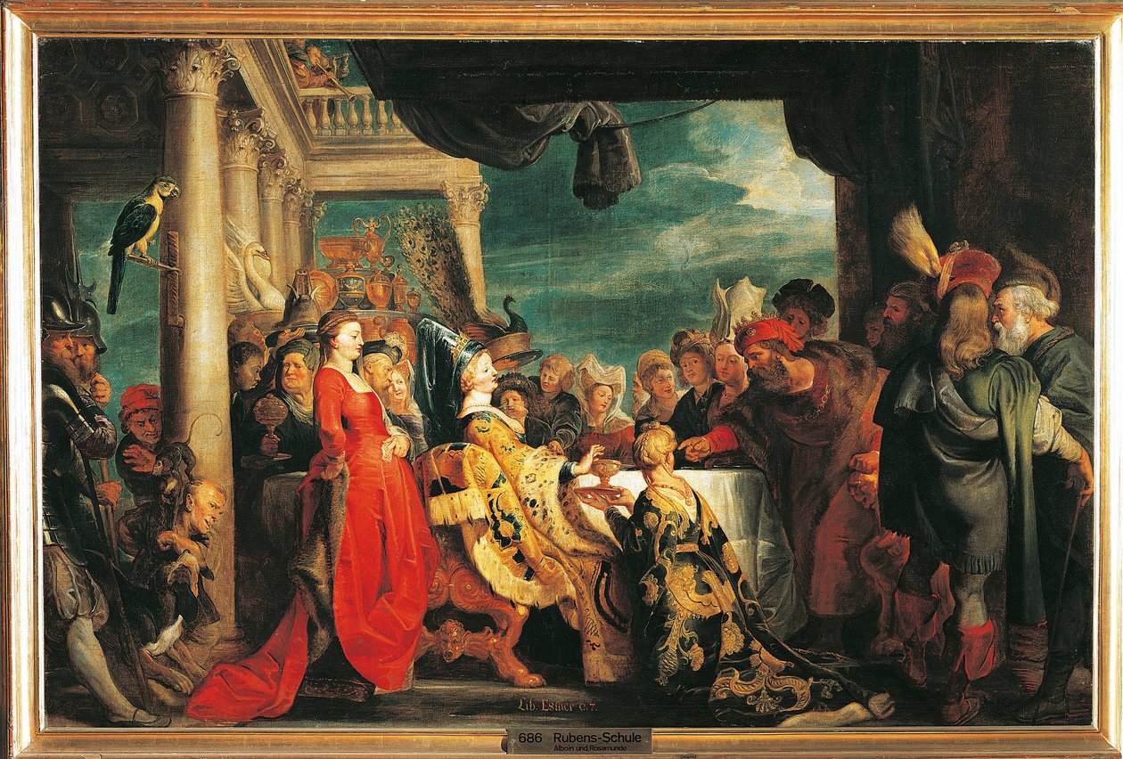 Østerrike, Wien, Alboin og Rosamunde av Peter Paul Rubens