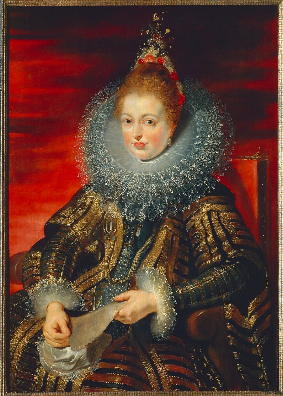 Østerrike, Wien, Portrett av Infanta Isabella Clara Eugenia av Habsburg (1566 - 1633) av Peter Paul Rubens