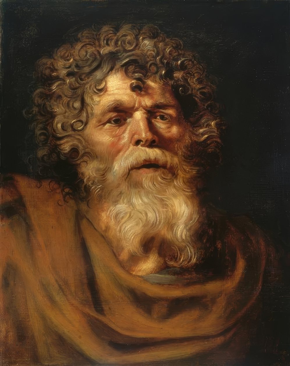 Portrett av en skjeggete gammel mann av Peter Paul Rubens
