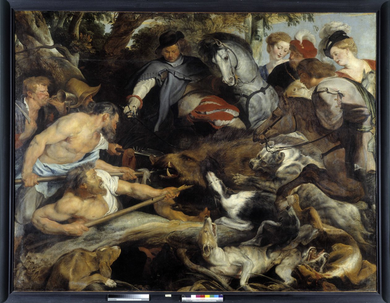 Villsvinjakt av Peter Paul Rubens