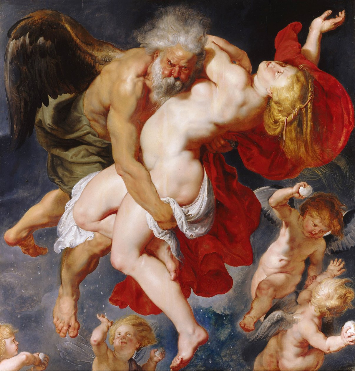 Boreas bortfører Orithyia, ca. 1615. av Peter Paul Rubens