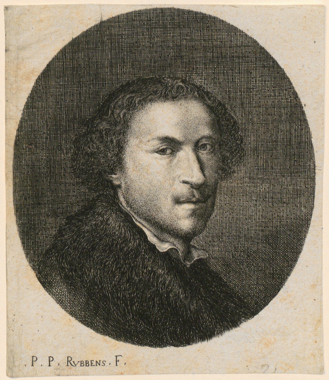 Byste av en mann, trekvartprofil mot høyre av Peter Paul Rubens