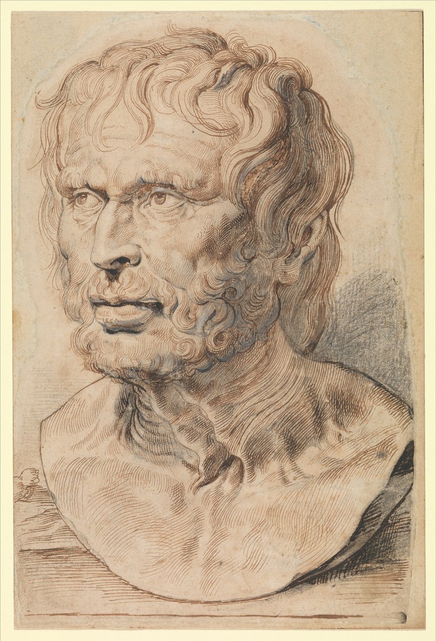 Byste av Pseudo-Seneca av Peter Paul Rubens
