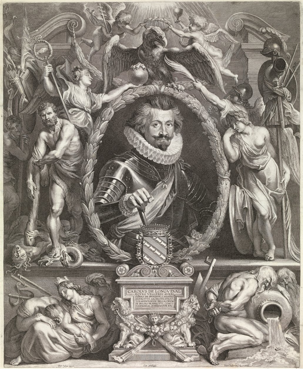 Charles Bonaventure de Longueval (gravering) av Peter Paul Rubens