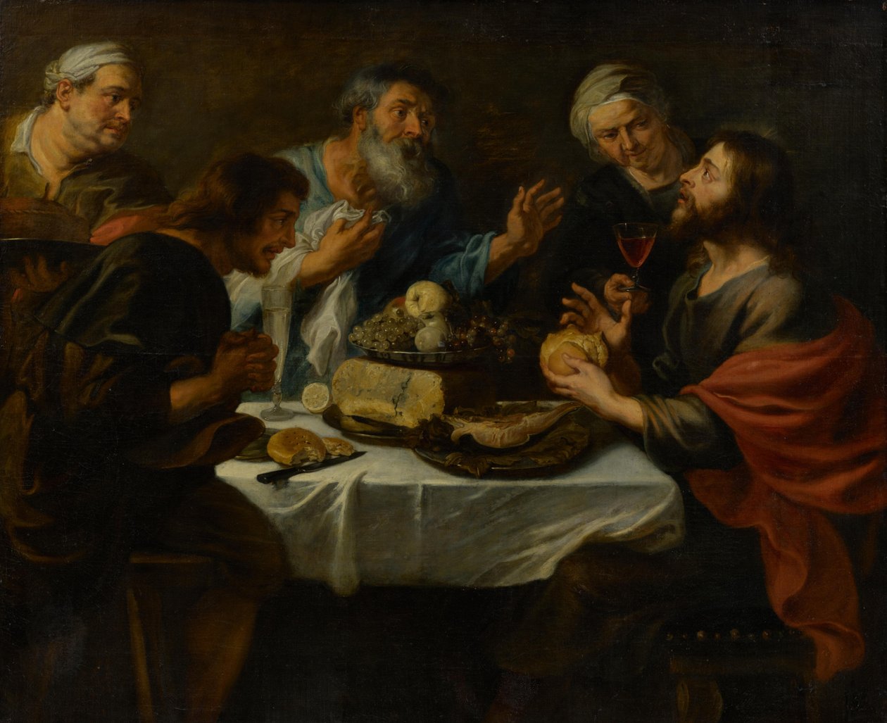 Kristus i Emmaus av Peter Paul Rubens