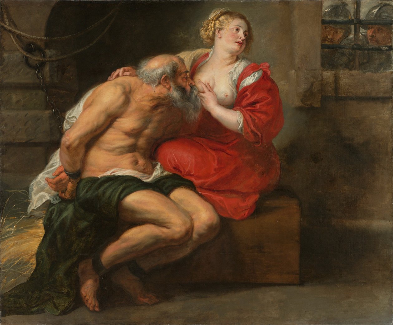 Cimon og Pero (Romersk nestekjærlighet) av Peter Paul Rubens