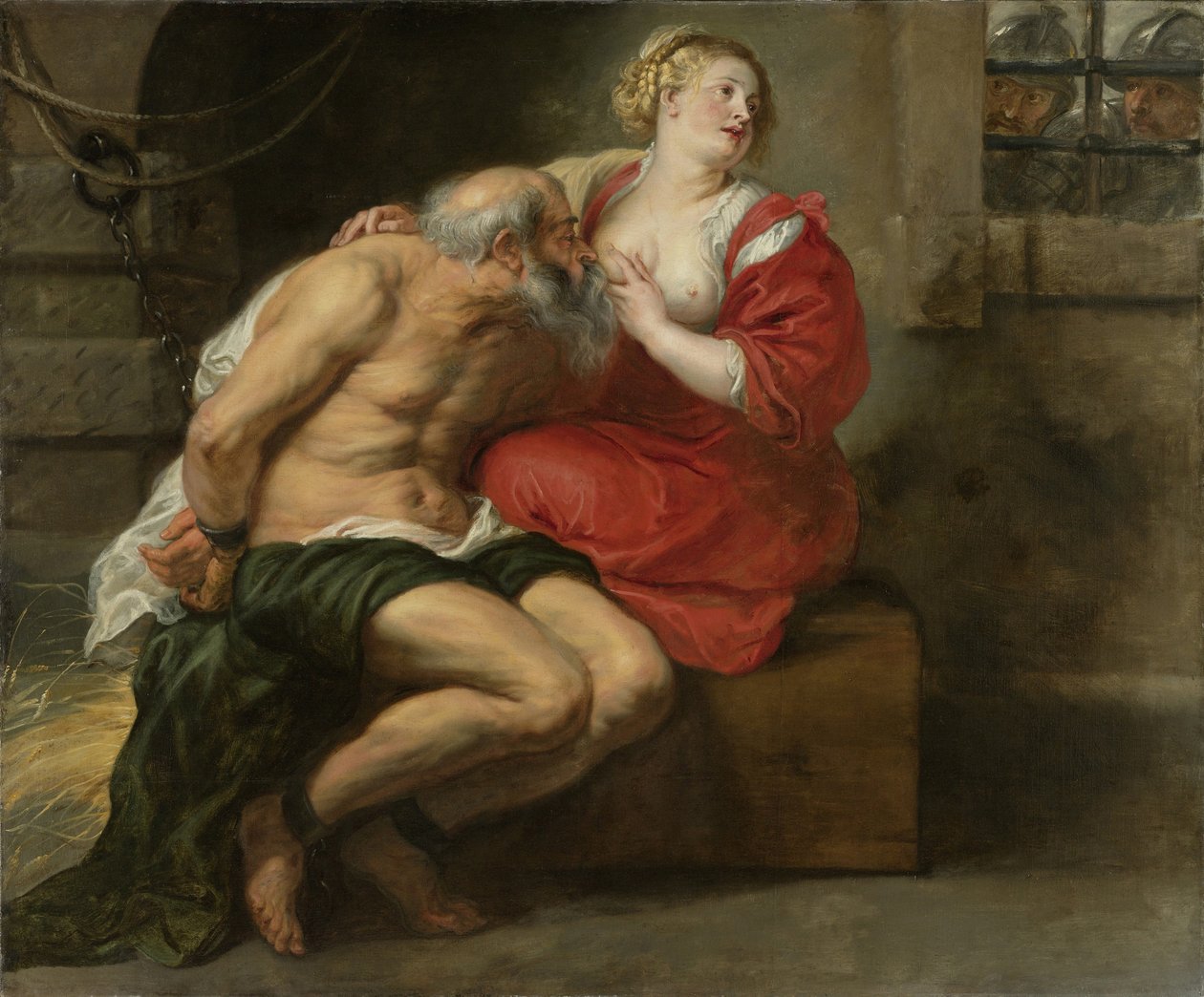 Cimon og Pero, ca. 1630 av Peter Paul Rubens