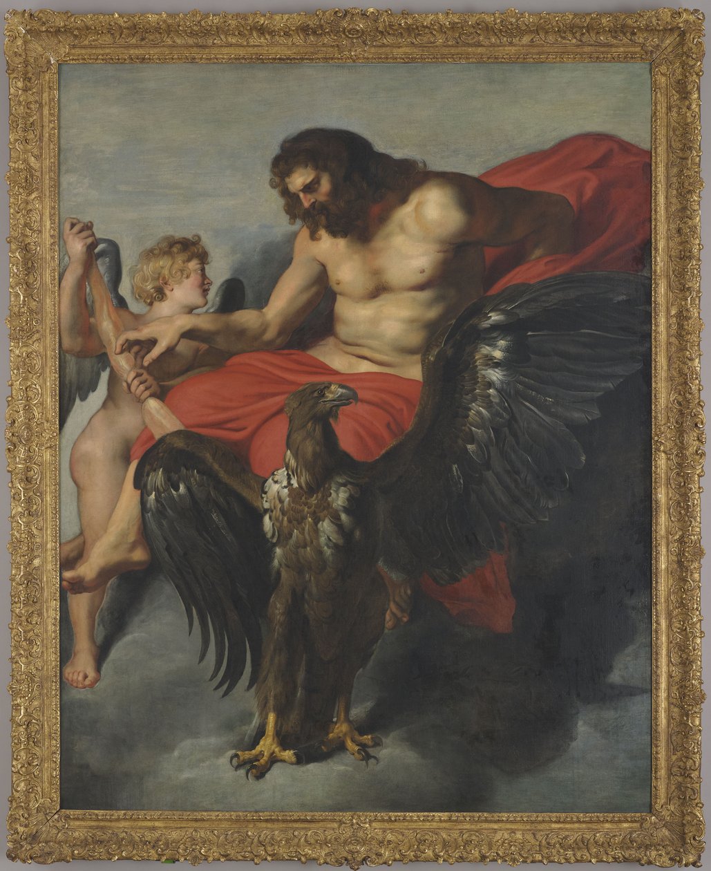 Amor trygler Jupiter av Peter Paul Rubens