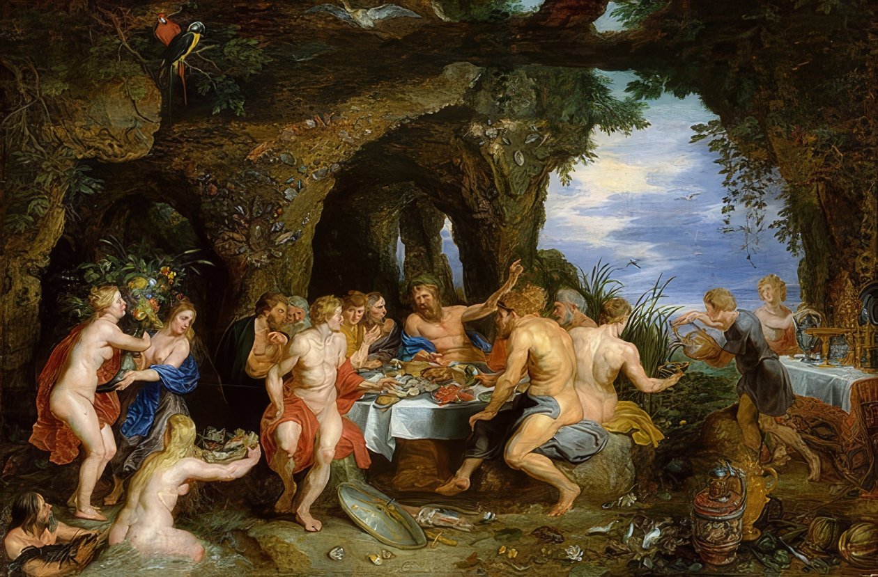 Festivalen til Acheloos. Rundt 1615 av Peter Paul Rubens