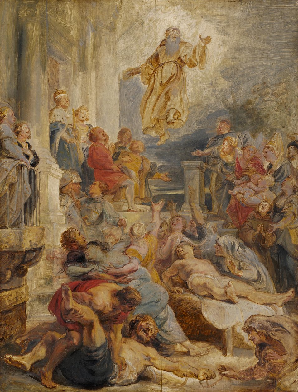 Sankt Frans av Paolas mirakel av Peter Paul Rubens