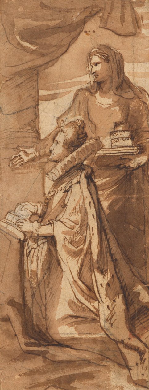 Infanta Isabella av Spania sammen med den hellige Elisabeth av Ungarn av Peter Paul Rubens