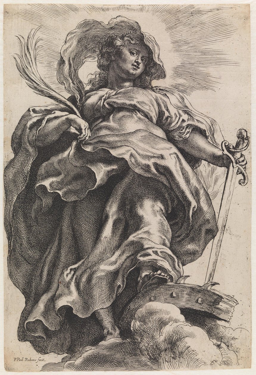 Den hellige Katarina av Peter Paul Rubens