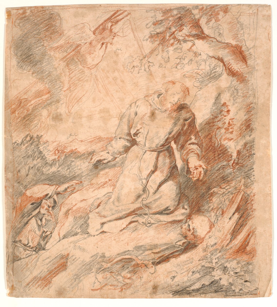 Die Stigmatisation des Heiligen Franz av Peter Paul Rubens