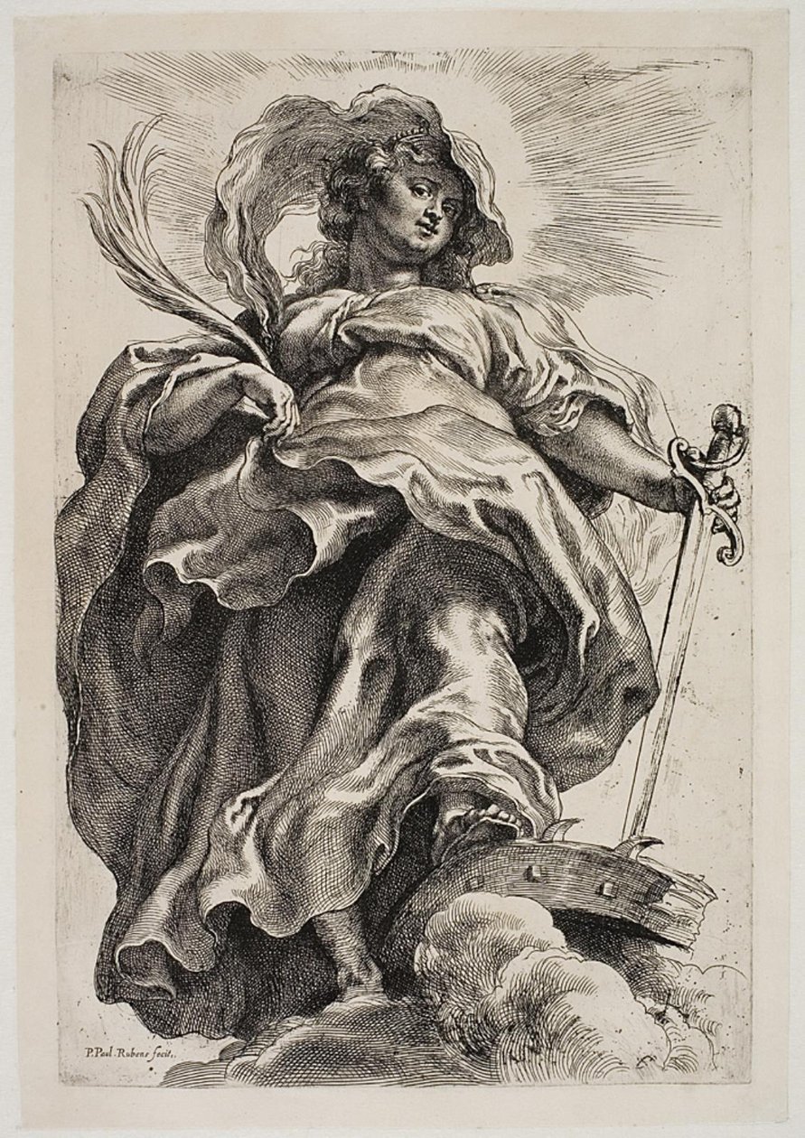 Den hellige Katarina av Alexandria av Peter Paul Rubens
