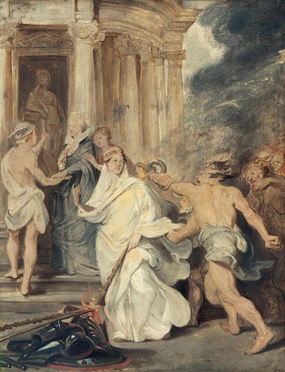 Freden i Angers (skisse til Medici-syklusen) av Peter Paul Rubens