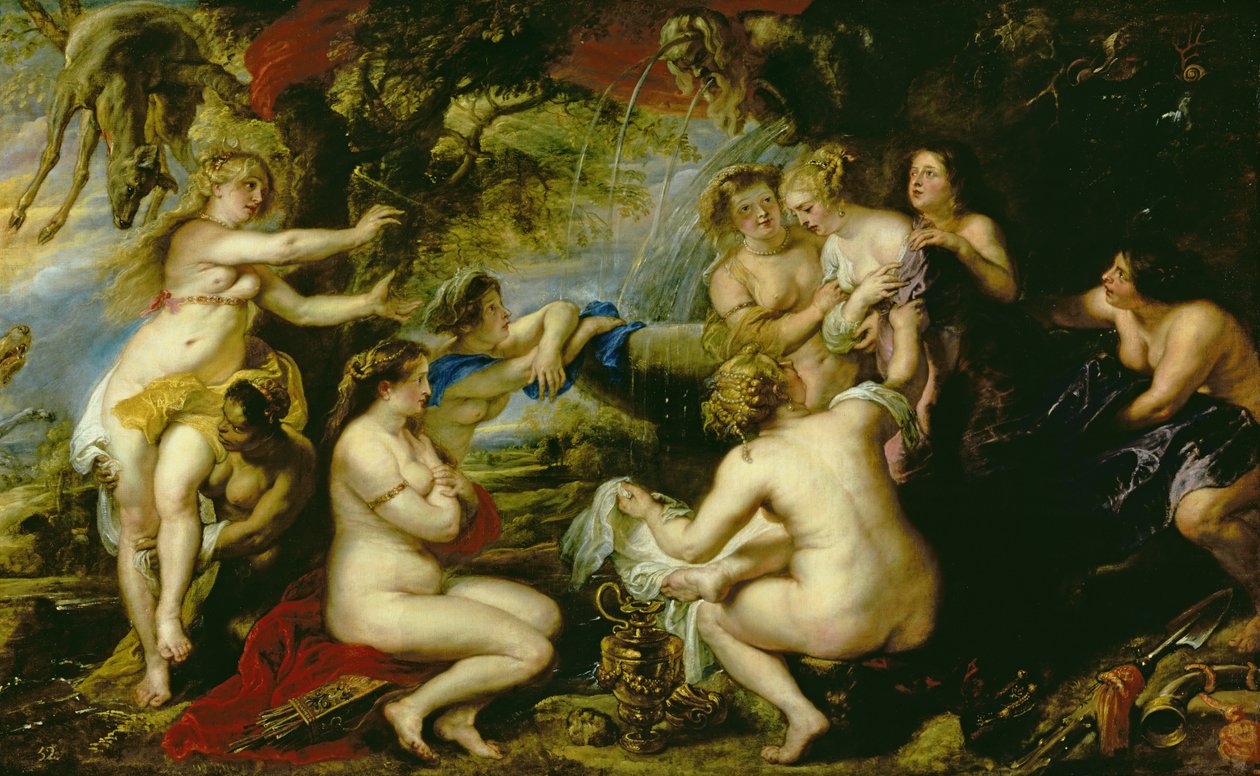 Diana og Callisto, ca. 1638-40 (olje på lerret) av Peter Paul Rubens