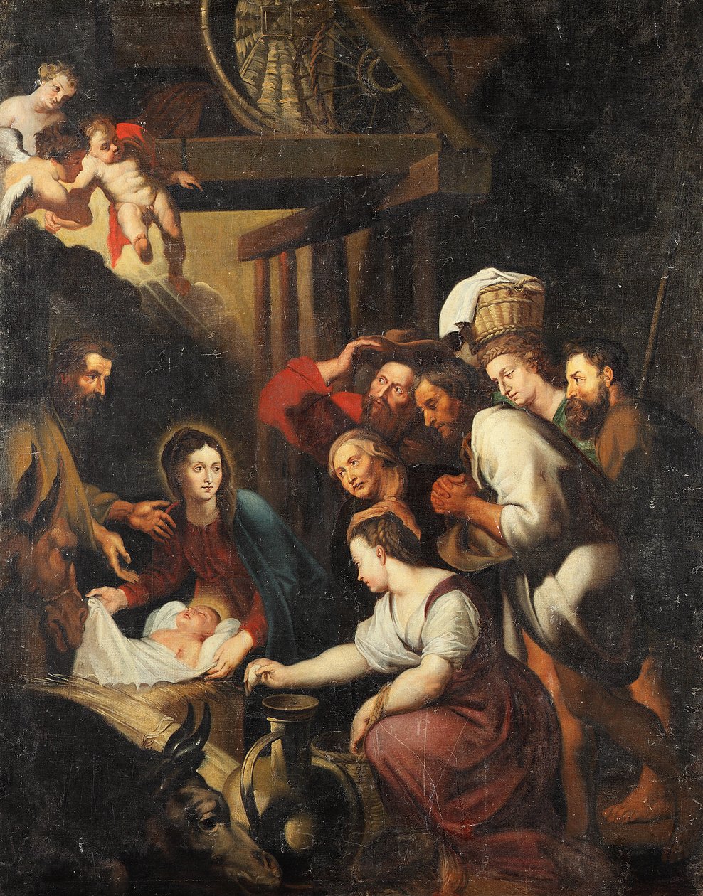 Hyrdenes tilbedelse av Peter Paul Rubens