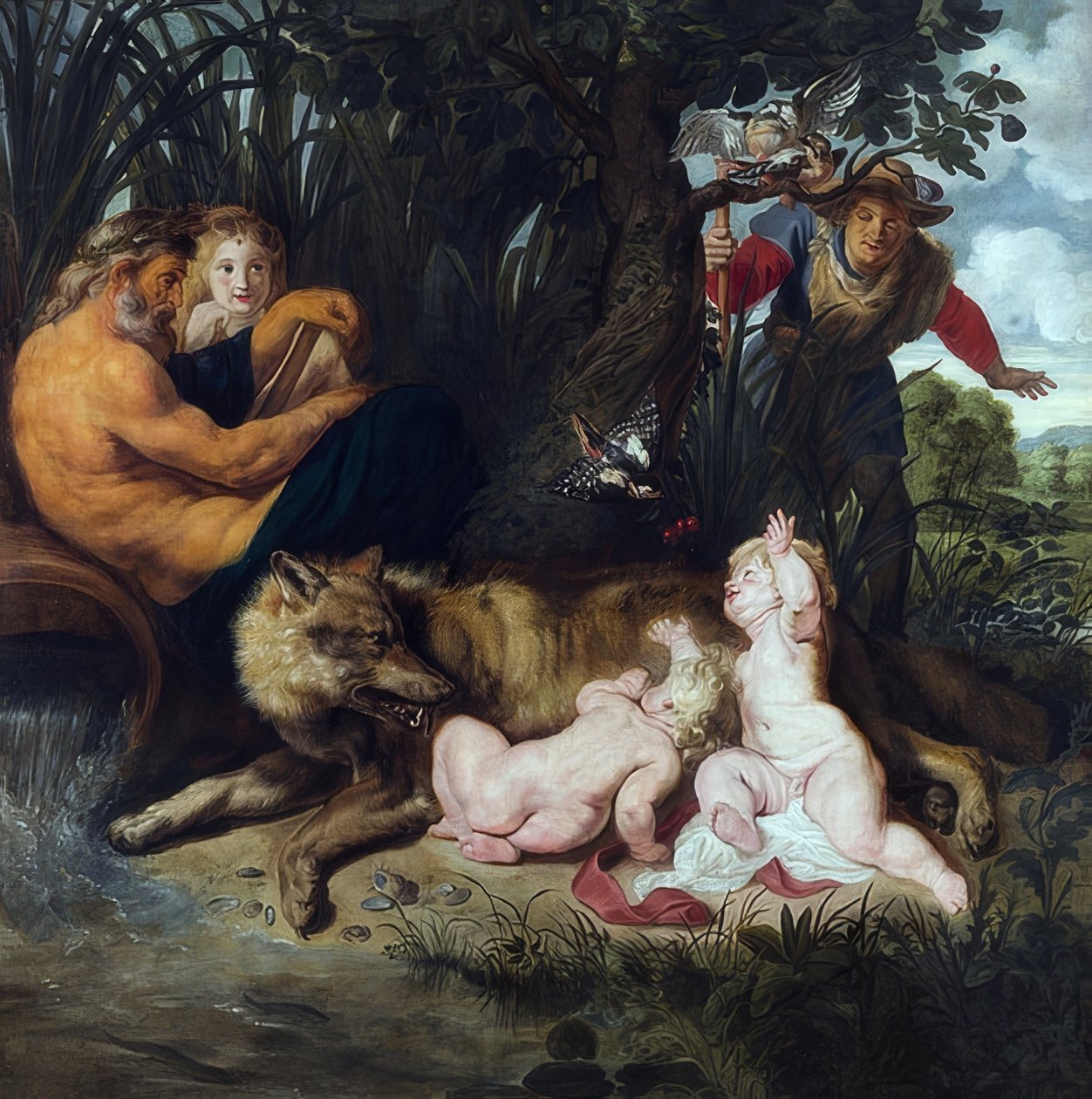 Finner Romulus og Remus. 1612 av Peter Paul Rubens