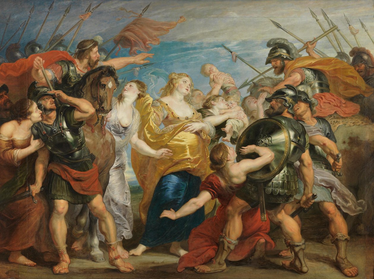 Forsoningen mellom romerne og sabinerne av Peter Paul Rubens