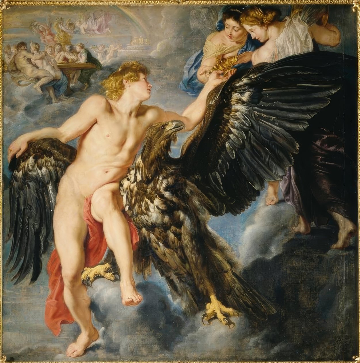 Kidnappingen av Ganymedes av Peter Paul Rubens