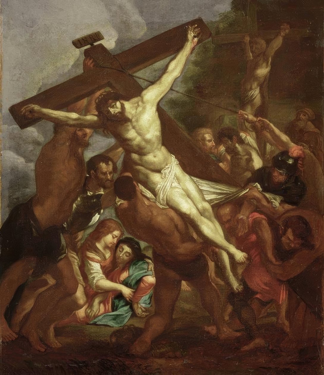 Oppreisningen av korset av Peter Paul Rubens