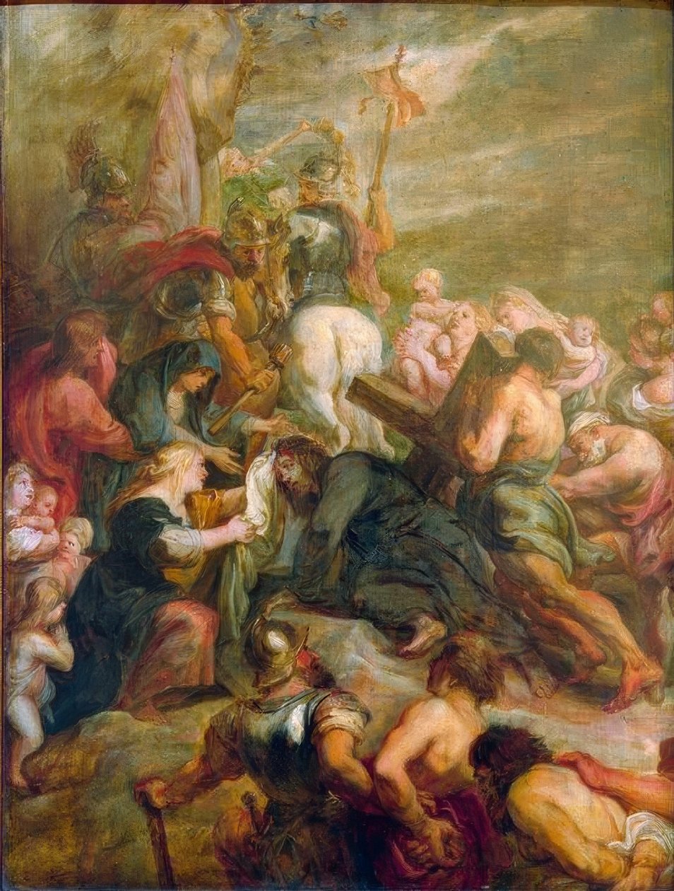 Å bære korset av Peter Paul Rubens