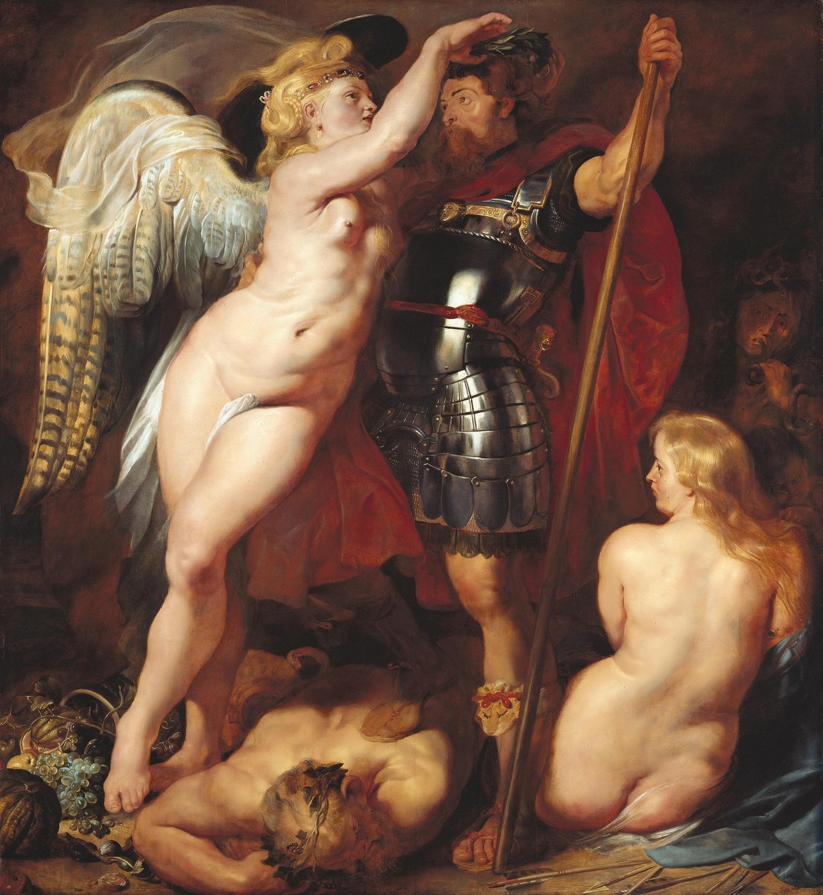 Dydens helts kroning av Peter Paul Rubens