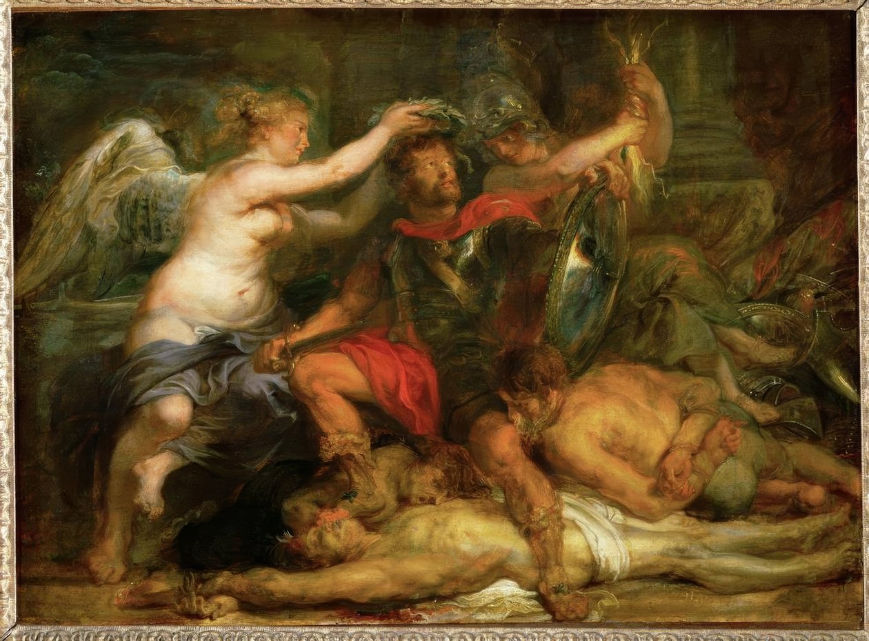 Kroningen av vinneren av Peter Paul Rubens