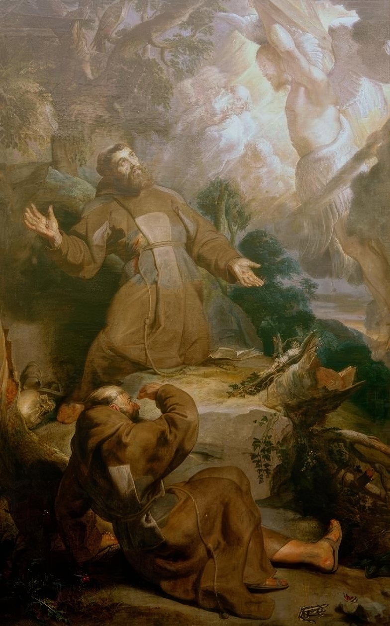 Die Stigma av hl. Franziskus av Peter Paul Rubens