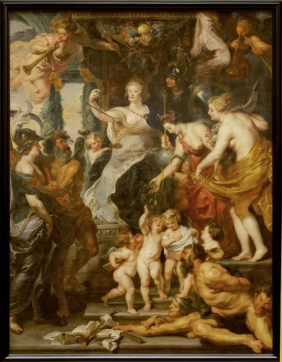 Maria de Medicis lykkelige regjeringstid av Peter Paul Rubens