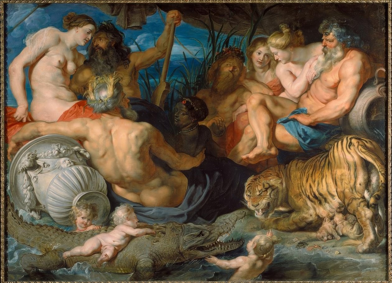 De fire delene av verden av Peter Paul Rubens