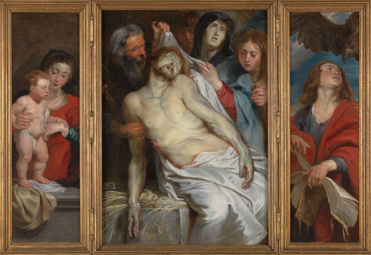 Gravskrift over Jan Michielsen og hans kone Maria Maes av Peter Paul Rubens