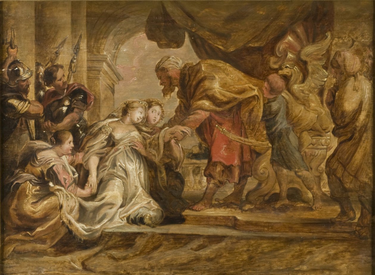 Ester og Ahasverus av Peter Paul Rubens