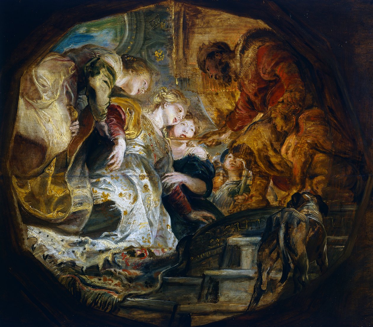 Ester før Ahasverus av Peter Paul Rubens