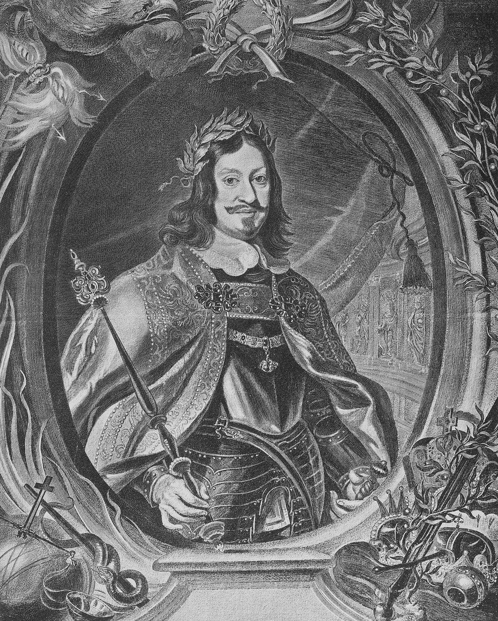 Ferdinand III, den hellige romerske keiser, gravert av Christoffel Jegher, ca. 1631-33 av Peter Paul Rubens