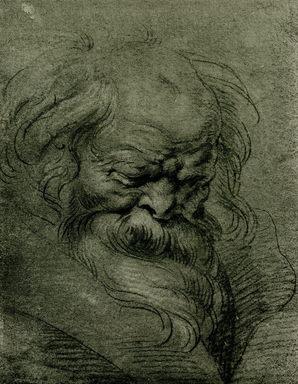 Hovedstudie for Bacchus av Peter Paul Rubens
