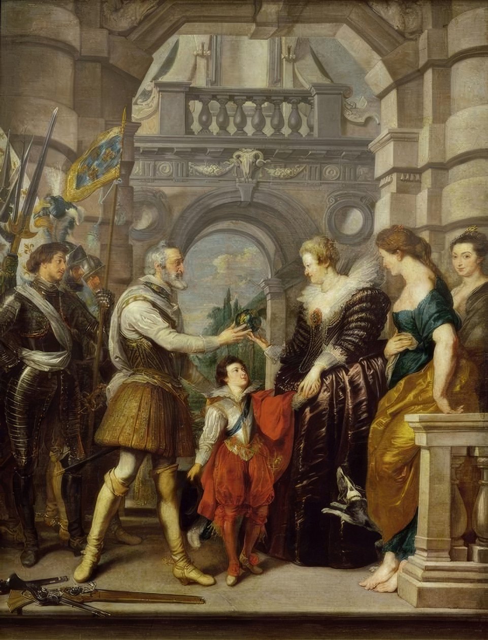 Heinrich IV av Peter Paul Rubens
